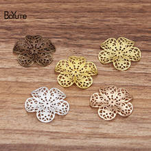 Boyute (50 peças/lote) 25mm metal bronze flor filigrana achados diy feito à mão jóias acessórios peças 2024 - compre barato