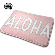 Aloha cinza confortável tapete tapete tapete almofada ascetic youtube diversão tendência instagram maryland logotipo tendências popular barato 2024 - compre barato