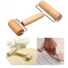 Wooden Non-Stick Glide Fondant Rolling Pin H-Shaped Fondant Cake Dough Roller Decorating Cake Roller Crafts Baking Cooking Tool 2024 - buy cheap