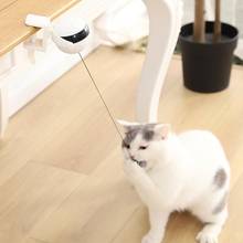 Juguete interactivo con movimiento electrónico para gato, juguete de simulación para gato, yo-yo, rebotador eléctrico giratorio, rompecabezas interactivo para mascotas 2024 - compra barato