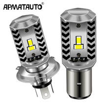 1pcs LED H4 Motorcycle Headlight Bulb 6000K Ba20d h6 LED Light High Beam Low Beam H4 LED Bulb Replacement Lamp for Auto 12V 24V 2024 - buy cheap