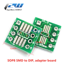 20 шт./лот TSSOP8 SSOP8 SOP8 К DIP8, PCB SOP-8 SOP, переносная плата, пошаговый Адаптер платы DIP Pin 2024 - купить недорого