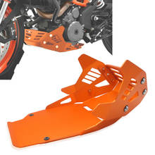 Placa de alumínio da motocicleta skid bash quadro guarda proteção da carcaça do motor para k tm 390 duke390 2017 2018 2019 2020 2021 2024 - compre barato