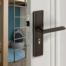 Aluminum Alloy Home Mute Anti-theft Door Lock Hotel Silent Mechanical Handle Lock Door Locks Furniture Hardware Accessories 2024 - buy cheap