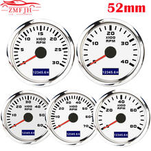 Waterproof 2"(52mm) Auto Truck Boat Pointerl Tachometer With Hourmeter fit for Boat Car Truck Motorcycle Red Backlight 9-32V 2024 - buy cheap