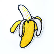 Бананы 6,8x8,5 см, сделай сам, нашивки, одежда, милая мультяшная нашивка, ткань, шитье, вышивка, аппликация, куртка, джинсы, одежда, значки 2024 - купить недорого