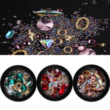 Resina epóxi híbrida uv para arte em unhas, molde de cristal híbrido com 6 estilos para enchimento de lantejoulas para fazer joias 2024 - compre barato