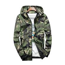 Spring Autumn Men'S Jackets Men Military Camouflage Coats Hooded Coats Casual Zipper Male Windbreaker Men Brand Clothing KK3102 2024 - buy cheap