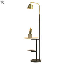 Nordic Ins Simple Post-modern Led Floor Lamp Creative Warm Marble Light Bedside Led Standing Lamp Tea Table Living Room Bedroom 2024 - buy cheap