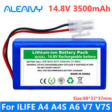 14.8V 3500mAh Rechargeable Battery for Ilife V7s V7s Pro A4 A4s A6 Robotic for ILIFE Ecovacs Cleaner Parts V7s Plus CEN540 CR130 2024 - buy cheap