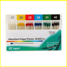 10 boxes/2000pcs Dental Material Absorbent Paper Points Dentist Products 0.02 Taper 2024 - buy cheap