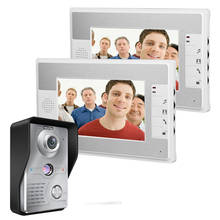 Mountainone 7 дюймов цветной TFT LCD видеодомофон комплект для домашней безопасности, видеодомофон с замком видеодомофон 2024 - купить недорого