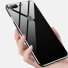 Ультратонкий Прозрачный мягкий ТПУ чехол для телефона для iPhone Xs Max XR 11 Pro Max Capa прозрачный чехол s для iPhone X 6s 8 7 Plus 6 Чехол 2024 - купить недорого
