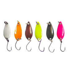 1Pcs 3cm 3g Mini Wobbler Sequin Spoon Lure Hard Bait Spinnerbait Isca Artificial Pesca Wobblers Fly Fishing Tackle 5 Colors 2024 - buy cheap