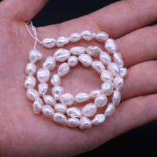 Cuentas de perlas barrocas para hacer joyas, abalorios sueltos de agua dulce Natural de alta calidad para collar, brazalete artesanal de 7-8mm 2024 - compra barato