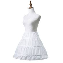Crianças princesa saia petticoat meninas vestido de casamento com hoop saias acessórios cordão ajustável forro da cintura 2024 - compre barato