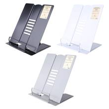 Metal Adjustable Reading Book Holder Bookend Stand Support Document Shelf Bookstand Base 2024 - buy cheap