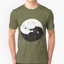 Balanced Otters T Shirt Cotton Men Diy Print Cool Tee Yin Yang Black And White Otters Male Female Balance Good And Evil Otters 2024 - buy cheap