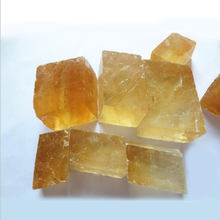Natural golden calcite rough yellow iceland stone handle crystal mineral crystal rough stone specimen 2024 - buy cheap
