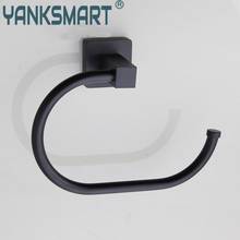 New Matte Black Bathroom Hardware Parts Wc Accessories Zinc Alloy Towel Rack Napkin Holder Bathroom Accessories 2024 - buy cheap