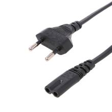2-Prong Pin AC EU Power Supply Cable Lead Wire Cable Power Cord Cord For Desktop Laptop 2024 - buy cheap
