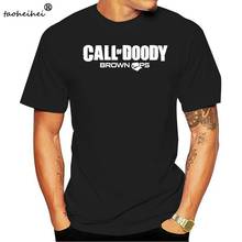 Call Doody Brown Ops Black Duty Video Game Funny Tee Shirt Leisure Comical Men T Shirt Summer Gents Cotton Fitted Hiphop 2024 - buy cheap