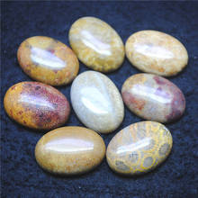 Cabochões em forma de pedra 18x25mm, produto natural solto, 5 peças, frete grátis, bom para vende 2024 - compre barato