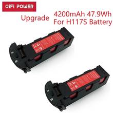 Upgrade Battery Power 4200mAh for Hubsan H117S Zino GPS RC Quadcopter Spare Parts 11.4V Battery For RC FPV Racing Camera Drones 2024 - compre barato