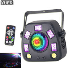 4Pcs/Lot Kaleidoscope Laser Light Pattern 4IN1 LED Stage Lights Good Laser Projector For Home Party DJ Disco KTV Christmas 2024 - buy cheap