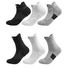 Calcetines tobilleros gruesos de algodón para hombre, calcetín deportivo de algodón, cálido, para invierno 2024 - compra barato