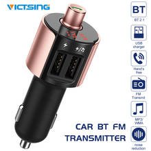 VicTsing Car Bluetooth FM Transmitter Wireless FM Transmitter Dual USB MP3 Player Quick Charge Hands-free Car BT FM Transmitter 2024 - buy cheap