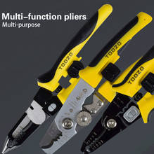 7 in 1 Multi-function Pliers Wire Stripper 1-4mm² Terminal Crimping Cut Cable Cutter Multifunctional Electrician Tool 8 Inch 2024 - buy cheap