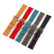 Genuine Leather Watch Bands Quick Release Watchbands Wristwatch Replacement Strap Accessories18mm 20mm 22mm 24mm 2024 - buy cheap