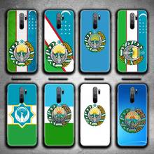 Uzbekistan National Flag Phone Case for Redmi Note 9 8 8T 8A 7 6 6A Go Pro Max Redmi 9 K20 K30 Pro 2024 - buy cheap