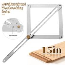 Miter Angle Measuring Ruler Multifunctional Stainless Steel Protractor Corner Angle Finder Measurement Tool For Woodworking 2024 - buy cheap