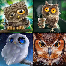 5D DIY Diamond Painting Cartoon Owl Cross Stitch Kit Full Drill Square Embroidery Mosaic Art Picture of Rhinestones New Arrival 2024 - buy cheap