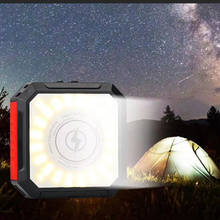Lámpara de Camping de 10000mah, cargador Solar inalámbrico, LED, pantalla grande, energía móvil, tienda 2024 - compra barato