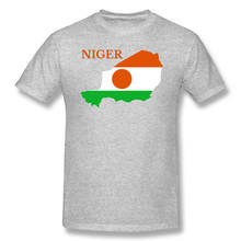 Niger Map Flag Men's Basic Short Sleeve T-Shirt Novelty Graphic R282 Top tee USA Size 2024 - buy cheap
