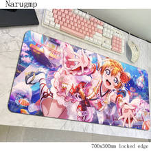 Mousepad love live acessório da moda, 900x400x4mm, tapete de borracha para mouse, teclado gamer grande, tamanho xg, empresarial 2024 - compre barato