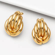 ZOSHI Fashion Gold Metal Drop Earrings for Women Steam Punk Big Round Design Statement Earrings Brincos Geometric Jewelry 2024 - buy cheap