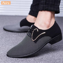 Zapatos informales transpirables con cordones para hombre, calzado plano, cómodo, de vestir, tallas grandes, para primavera y otoño, novedad de 2020 2024 - compra barato