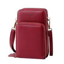 Новый Яркий красочный сотовый телефон сумка для девочек модные сумки через плечо маленькая сумка для макияжа 2024 - купить недорого