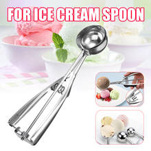 Colher de sorvete de bola de aço inoxidável, 4/5/6cm, colher de sorvete para melão diy, frutas, sorvete, ferramenta 2024 - compre barato