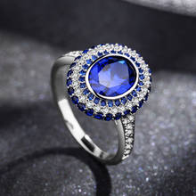 2021 novo anel de luxo anel de cristal de swarovskis anel para mulheres moda jóias anéis por atacado 2024 - compre barato
