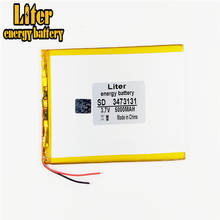 li-po 3.7V,5000mAH,3473131 Polymer battery 9 inches tablet battery domestic the built-in rechareable battery 2024 - buy cheap