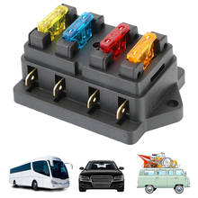 12V 24V 40A 4Way Car Blade Fuse Box Holder Block Overlard Indicator Accessories For Auto RV Truck Trailer Caravan Marine Boats 2024 - buy cheap