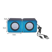 Portable Mini Speakers USB 2.0 Stereo Speaker Wire PC Speaker for Notebook Laptop Phone Music Player Computer PC Audio MP3  PC 2024 - buy cheap