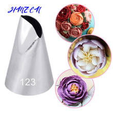 1pc #123 Pastry Tips Petal Rose Tulip Icing Piping Tip Nozzle Decorating Stainless Steel Fondant Cake Decorating Tool Bakeware 2024 - buy cheap
