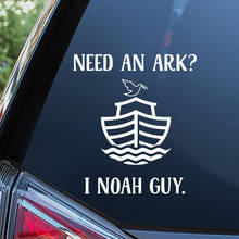 Black/White Noahs Ark Vinyl Car Body Sticker Waterproof decals Car Styling Accessories Window Decor S457 2024 - buy cheap