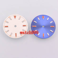 29MM sterile luminous watch dial Fit ETA 2836 2824 DG2813 3804 miyota 8205 8215 2024 - buy cheap